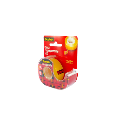 CINTA ADHESIVA CORTE FÁCIL TRANSPARENTE SCOTCH DE 19 MM X 30 M CON DESPACHADOR MC900170226