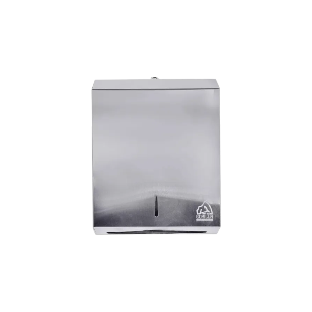 DESPACHADOR ACERO INOXIDABLE PARA TOALLA INTERDOBLADA GRANDE OK-518B