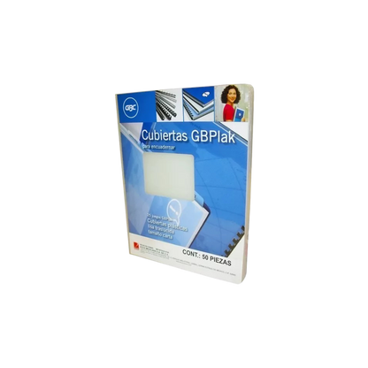 CUBIERTAS GBC GBPLAK TAMAÑO CARTA 1 PAQUETE CON 50 PIEZAS P3558
