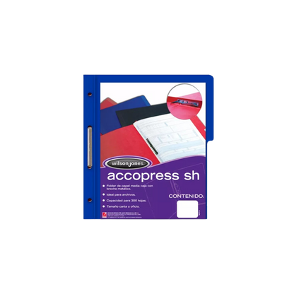 FOLDER WILSON JONES P4554 TAMAÑO CARTA 1 PAQUETE CON 10 PIEZAS