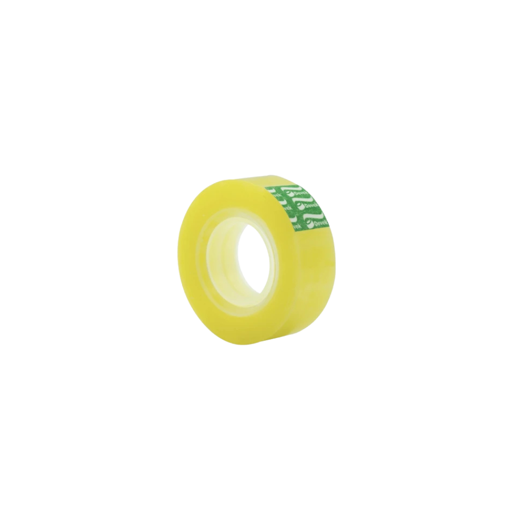CINTA ADHESIVA CORTE FÁCIL DEVEK 700 TRANSPARENTE DE 18 MM X 33 M 1 PZA