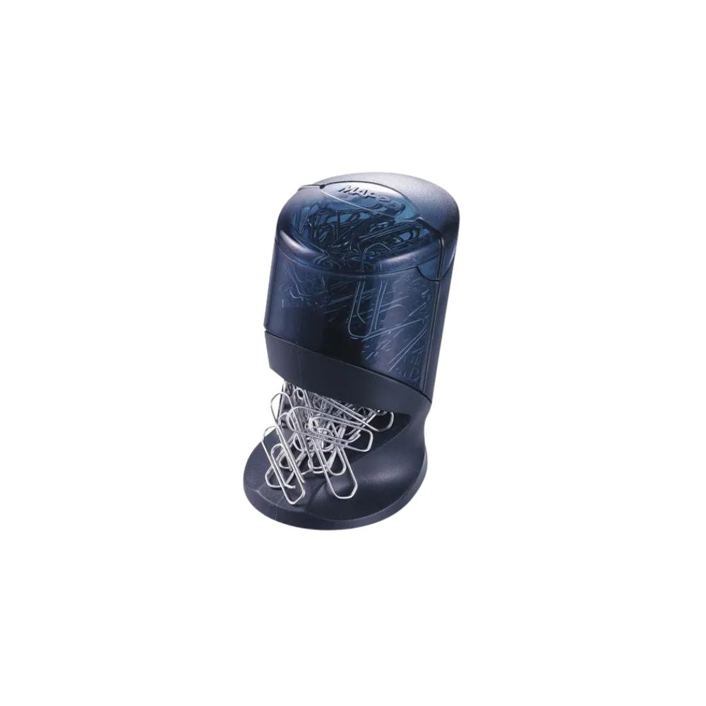 PORTACLIP DESPACHADOR MAPED DE PLÁSTICO CON IMÁN COLOR NEGRO 1 PIEZA