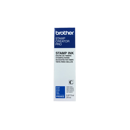 TINTA PARA REENTINTADO COLOR AZUL BROTHER PRINKE AZUL