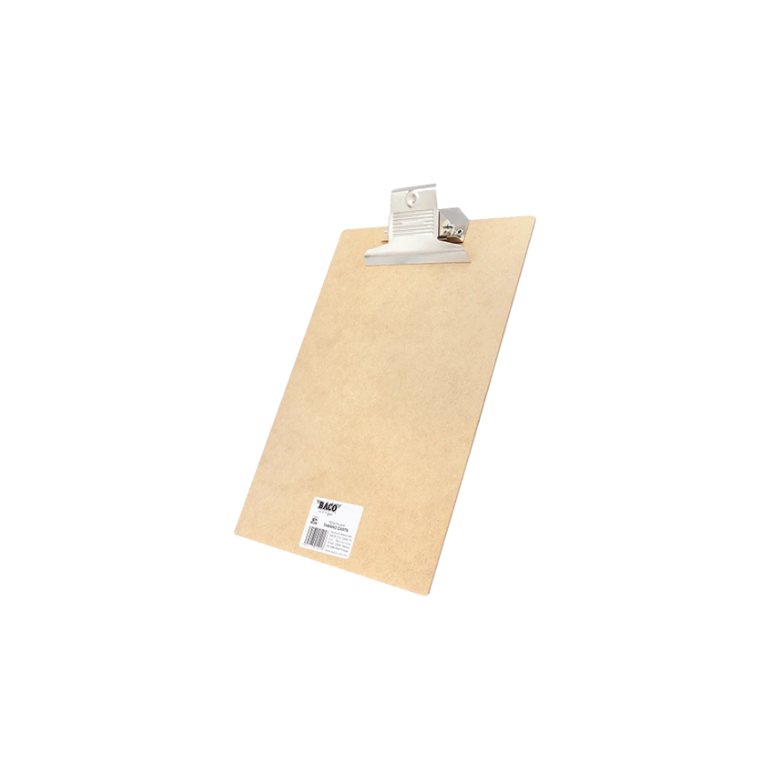 TABLA SUJETAPAPEL BACO CARTA DE FIBRACEL PTTBA0009