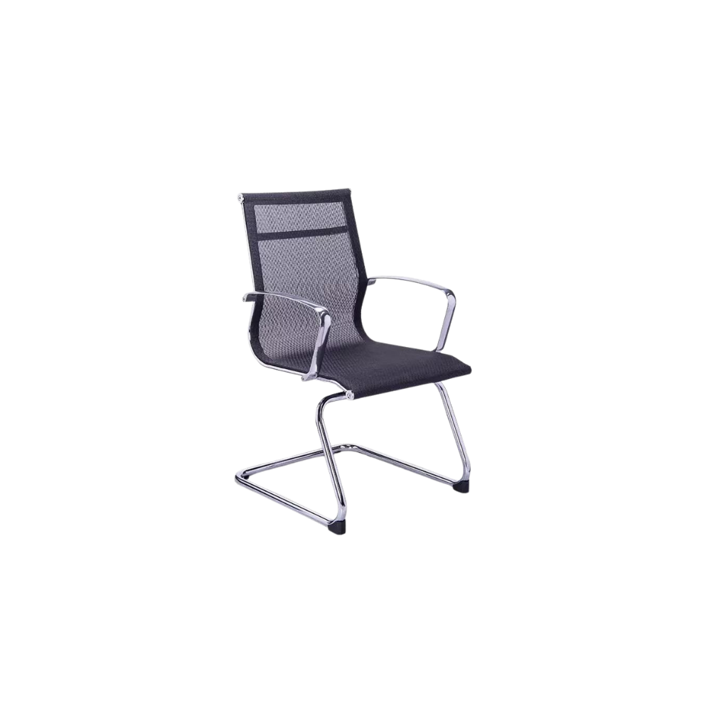SILLA REQÜIEZ VISITANTE INTERIOR RETRO MESH RE-1765