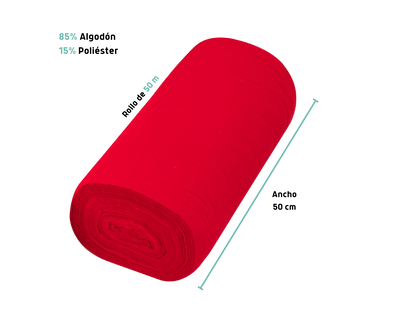 FRANELAS EN ROLLO DE ALGODON, 50 M X 50 CM, KLINTEK MODELO: 57003 57004 57002 CLAVE: FRA-50G FRA50-B FRA-50R