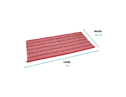 JERGA EN PAÑO 1 M X 48 CM SARGA GRUESA, KLINTEK MODELO: 57103 57104 CLAVE: JER-1R JER-1A