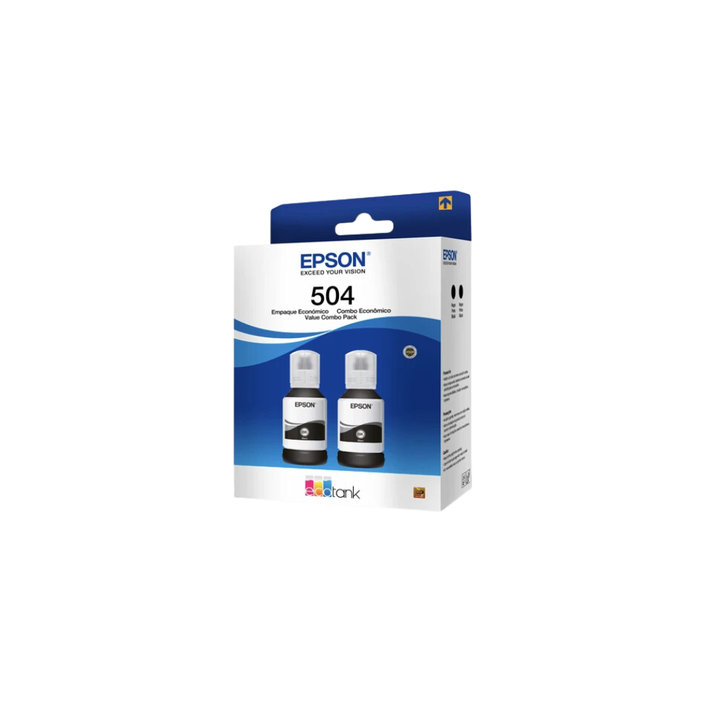 PAQUETE DE 2 TINTAS EPSON COLOR NEGRO T504120-2P