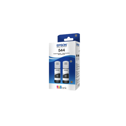 PAQUETE DE 2 TINTAS EPSON T544 COLOR NEGRO 65 ML