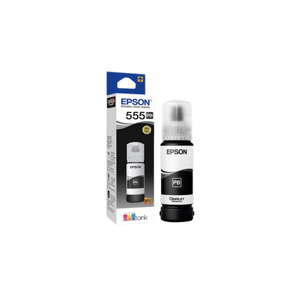 BOTELLA DE TINTA EPSON T555120 COLOR NEGRO 70 ML  T555120-AL