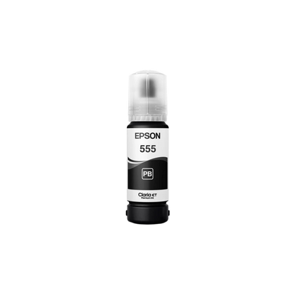 BOTELLA DE TINTA EPSON T555120 COLOR NEGRO 70 ML  T555120-AL
