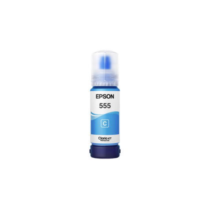 BOTELLA DE TINTA EPSON T555220 AL COLOR CIAN 70 ML T555220-AL