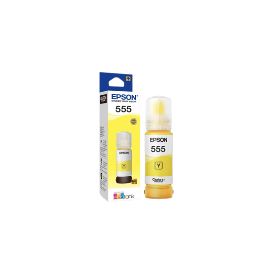 BOTELLA DE TINTA EPSON T555420 AL COLOR AMARILLO 70 ML T555420-AL