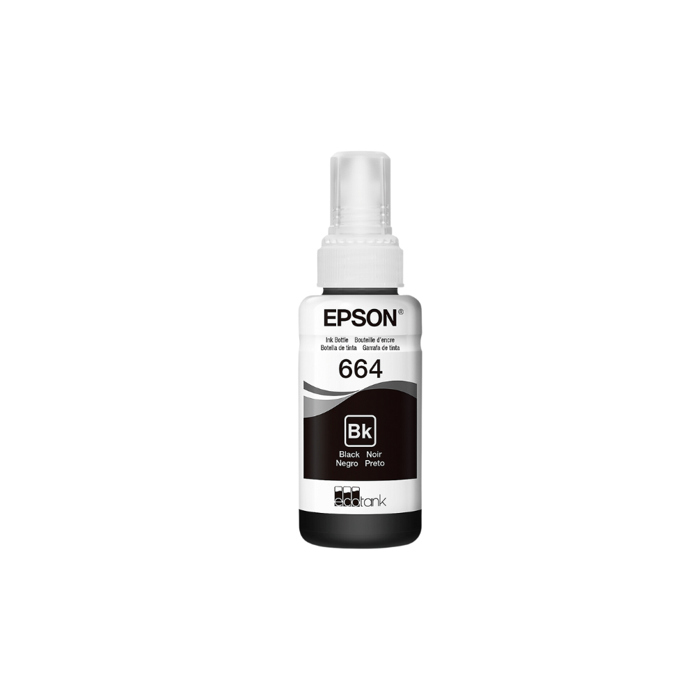 PAQUETE DE 2 TINTAS EPSON T664 COLOR NEGRO T664120-2P