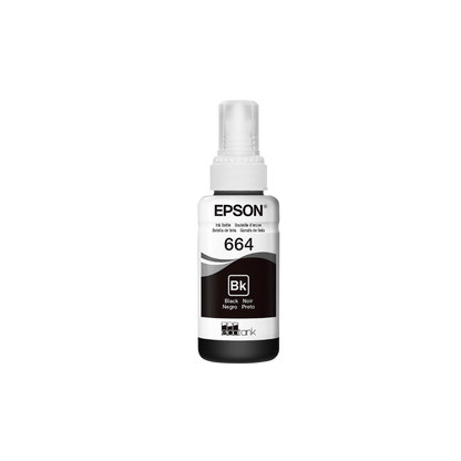 PAQUETE DE 2 TINTAS EPSON T664 COLOR NEGRO T664120-2P