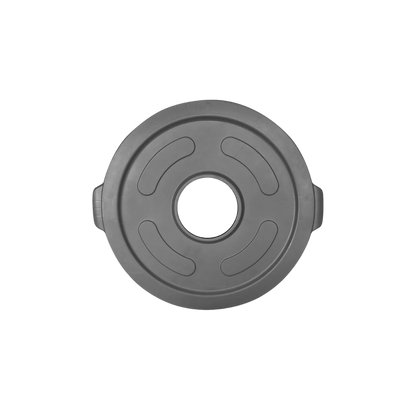 TAPA GRIS CON HUECO PARA CONTENEDOR TOFF 208 LITROS