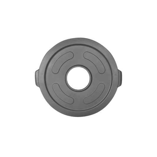 TAPA GRIS CON HUECO PARA CONTENEDOR TOFF 208 LITROS
