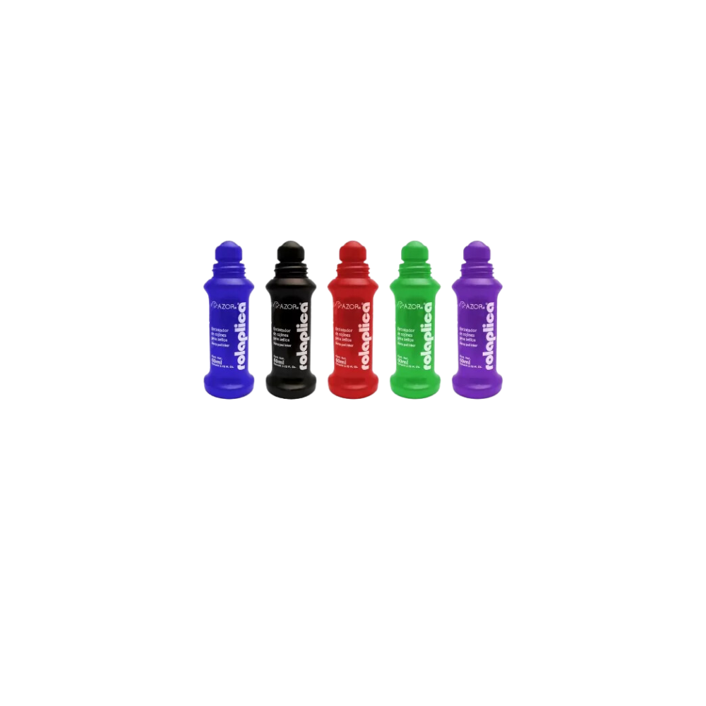 TINTA MULTIUSOS ROLAPLICA AZOR 60ML DISPONIBLE COLOR NEGRO, AZUL, ROJO, VERDE Y VIOLETA 301.58