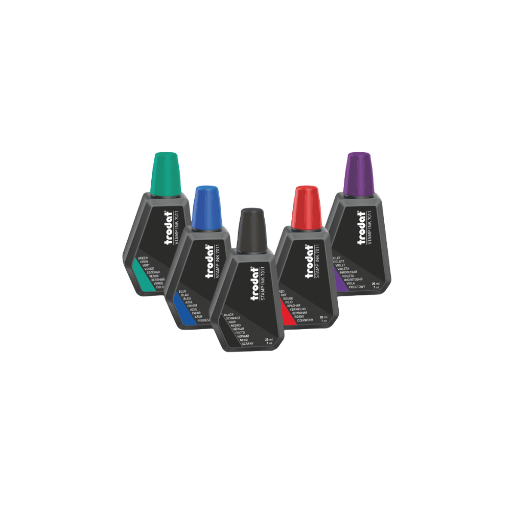 TINTA NEGRA PARA SELLO TRODAT 28 ML 7011
