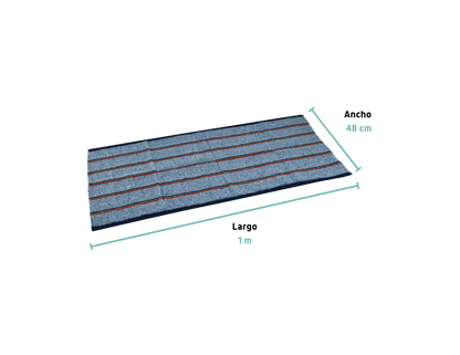 JERGA EN PAÑO 1 M X 48 CM SARGA GRUESA, KLINTEK MODELO: 57103 57104 CLAVE: JER-1R JER-1A
