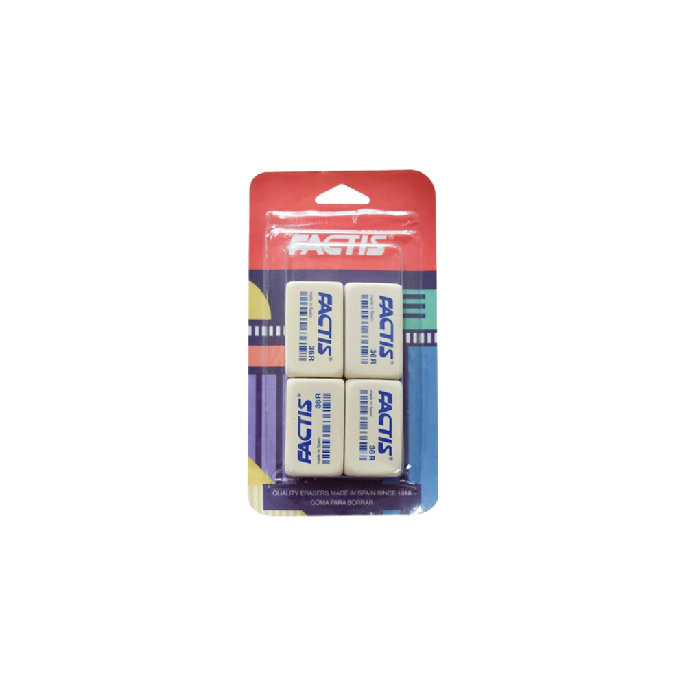 GOMA BLANCA MIGAJÓN FACTIS BLISTER 4 PIEZAS 5086