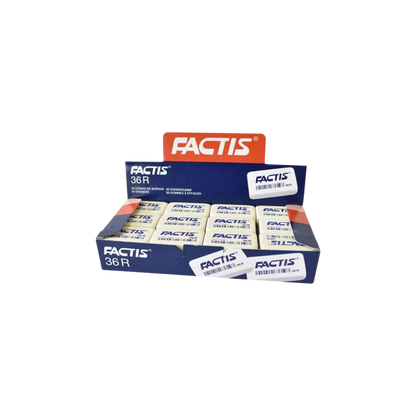 GOMA BLANCA MIGAJÓN FACTIS CAJA 36 PIEZAS 5094