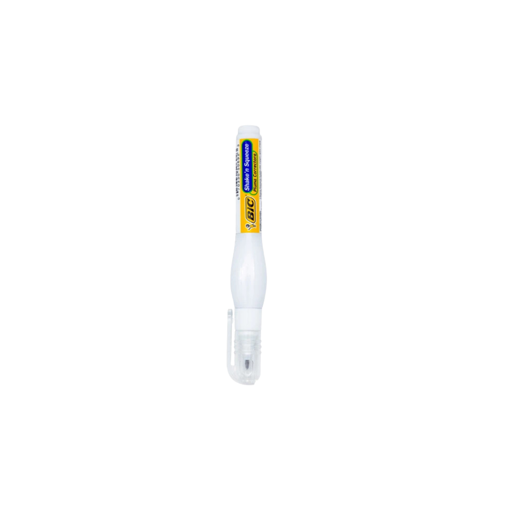ORRECTOR BIC PLUMA ADHERENTE SHAKE AND SQUEEZE 1 PIEZA 8 ML 070330507180