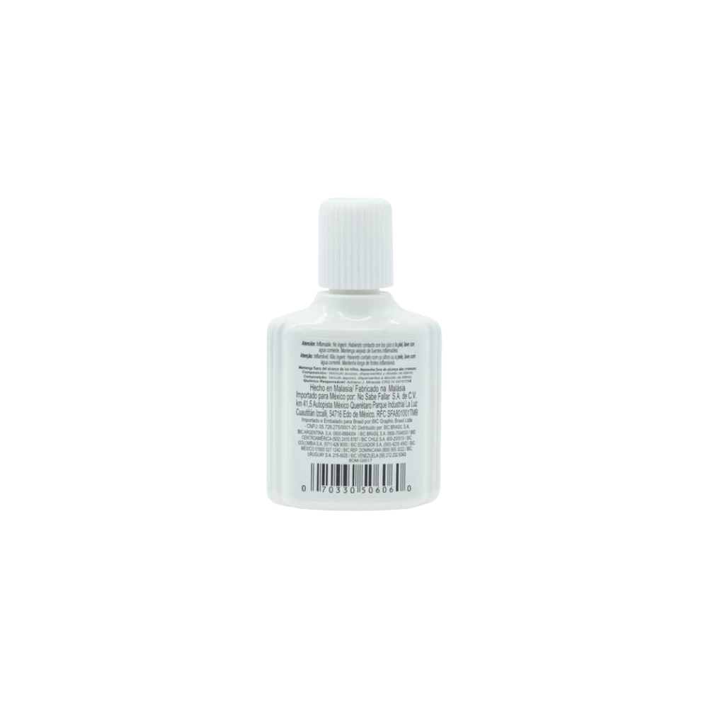 CORRECTOR BIC LIQUIDO DE BROCHA RAPID 1 PIEZA 20 ML 070330515239