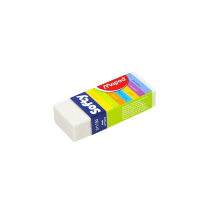 GOMA BLANCA MAPED SOFTY CAJA CON 20 PIEZAS 3154145117905