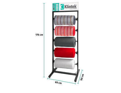 RACK CON FRANELAS Y JERGAS, KLINTEK MODELO: 55883 CLAVE: R-FJ