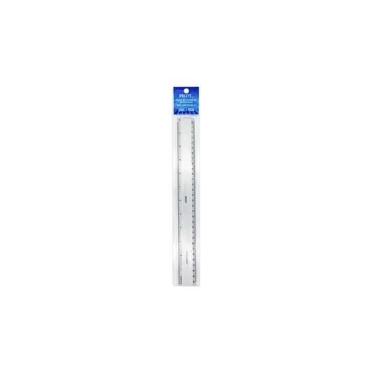 REGLA PILOT DE 30CM METÁLICA DE ALUMINIO 1 PIEZA p1700