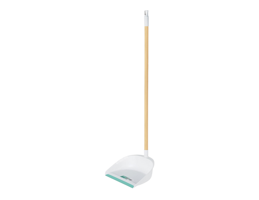 RECOGEDOR PLÁSTICO CON BASTÓN DE MADERA, KLINTEK MODELO: 57024 CLAVE: RECO-11